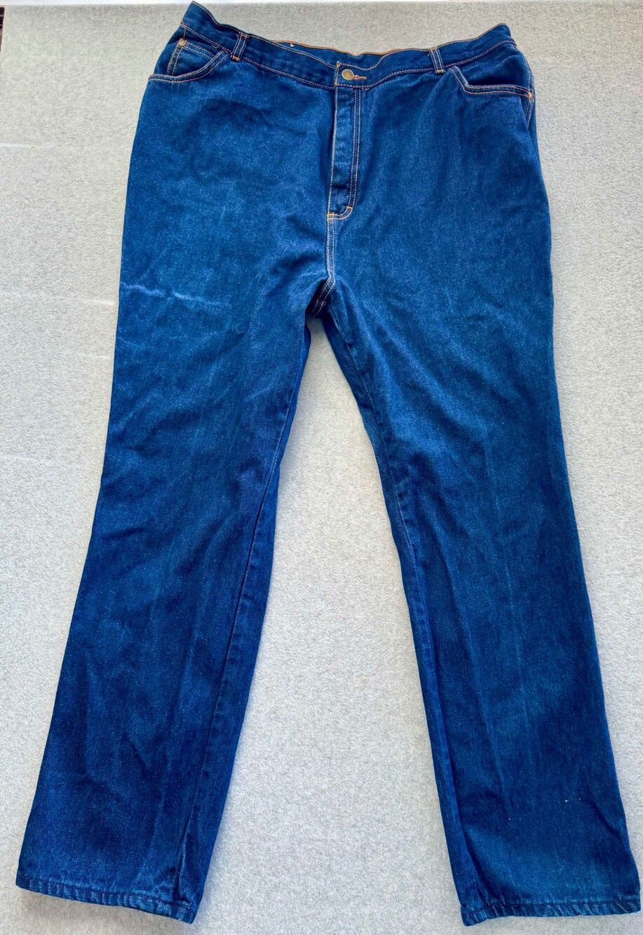 Gitano Jeans Mens 38 Straight Leg Relaxed Fit Dark Blue Denim 100% Cotton